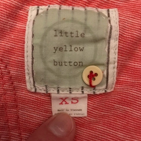 Anthropology little yellow button women top tank xsmall - Picture 5 of 5